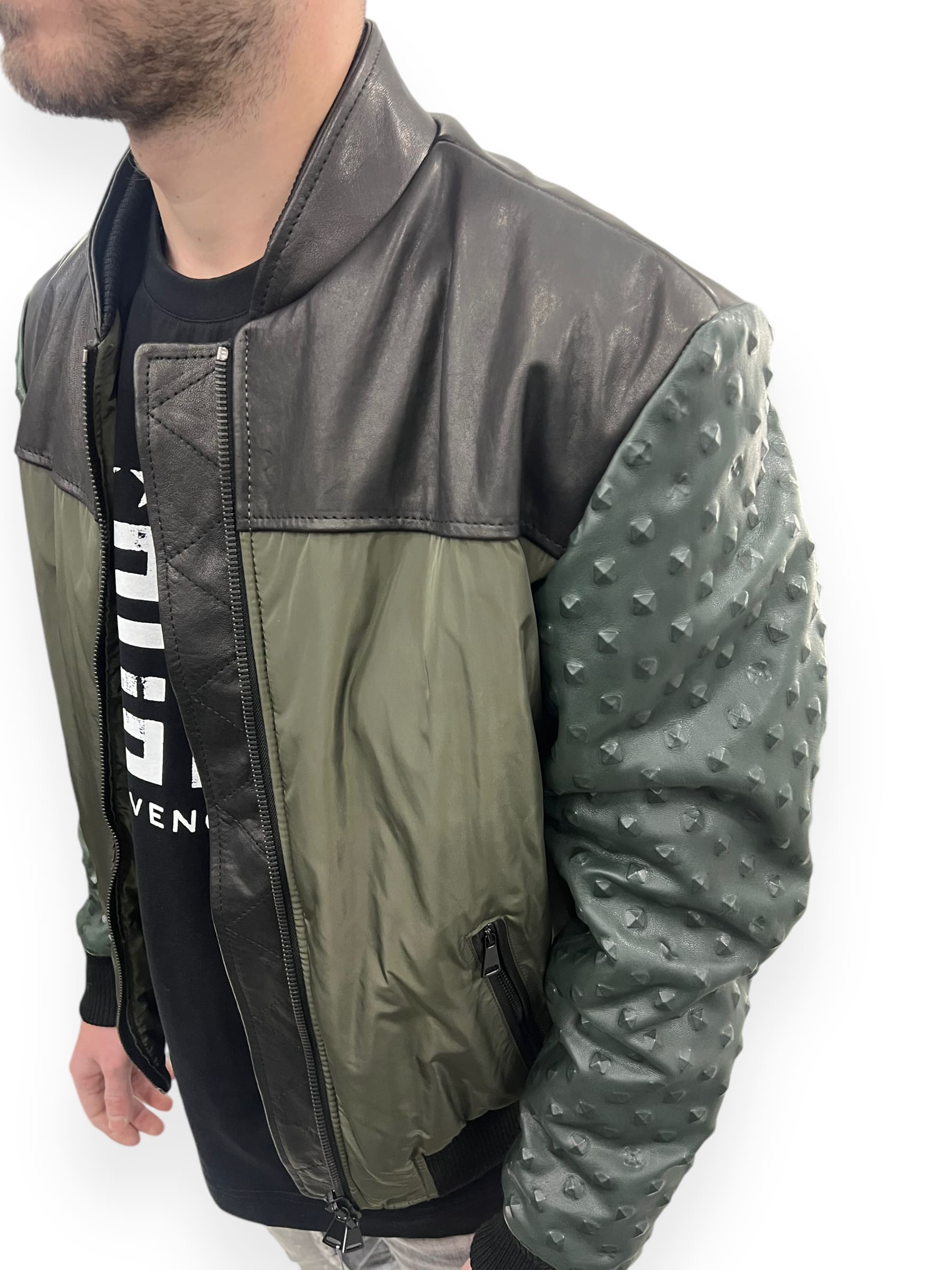 Arc Leather Bomber