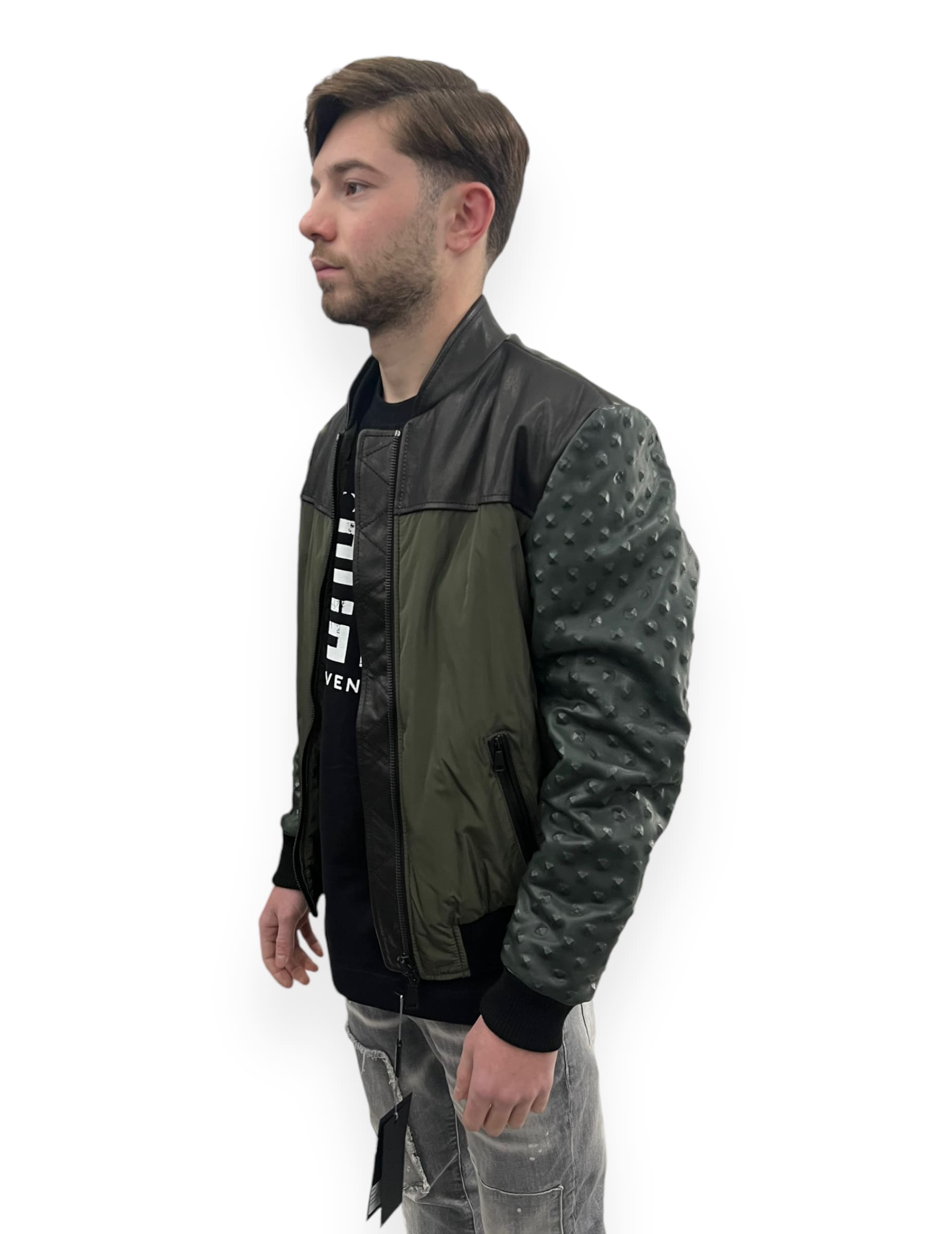 Arc Leather Bomber