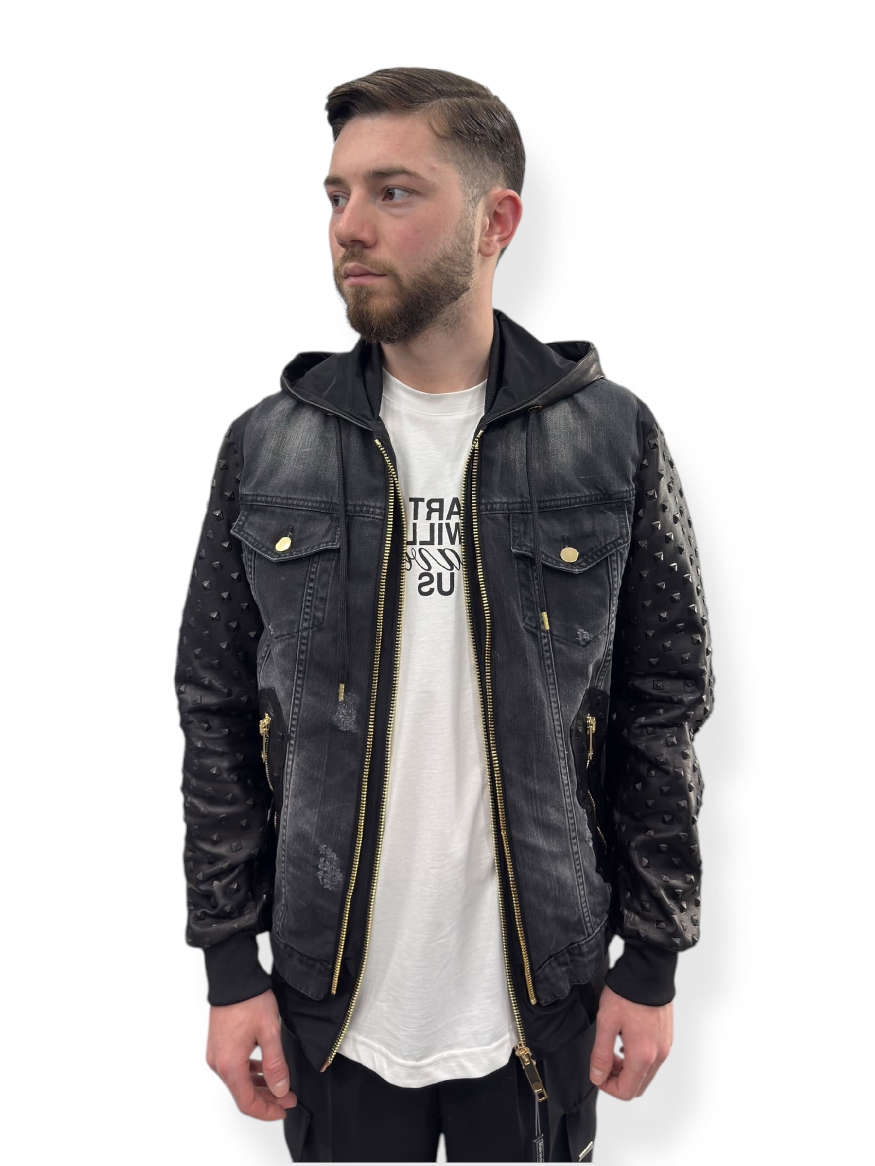 Arc Leather Bomber