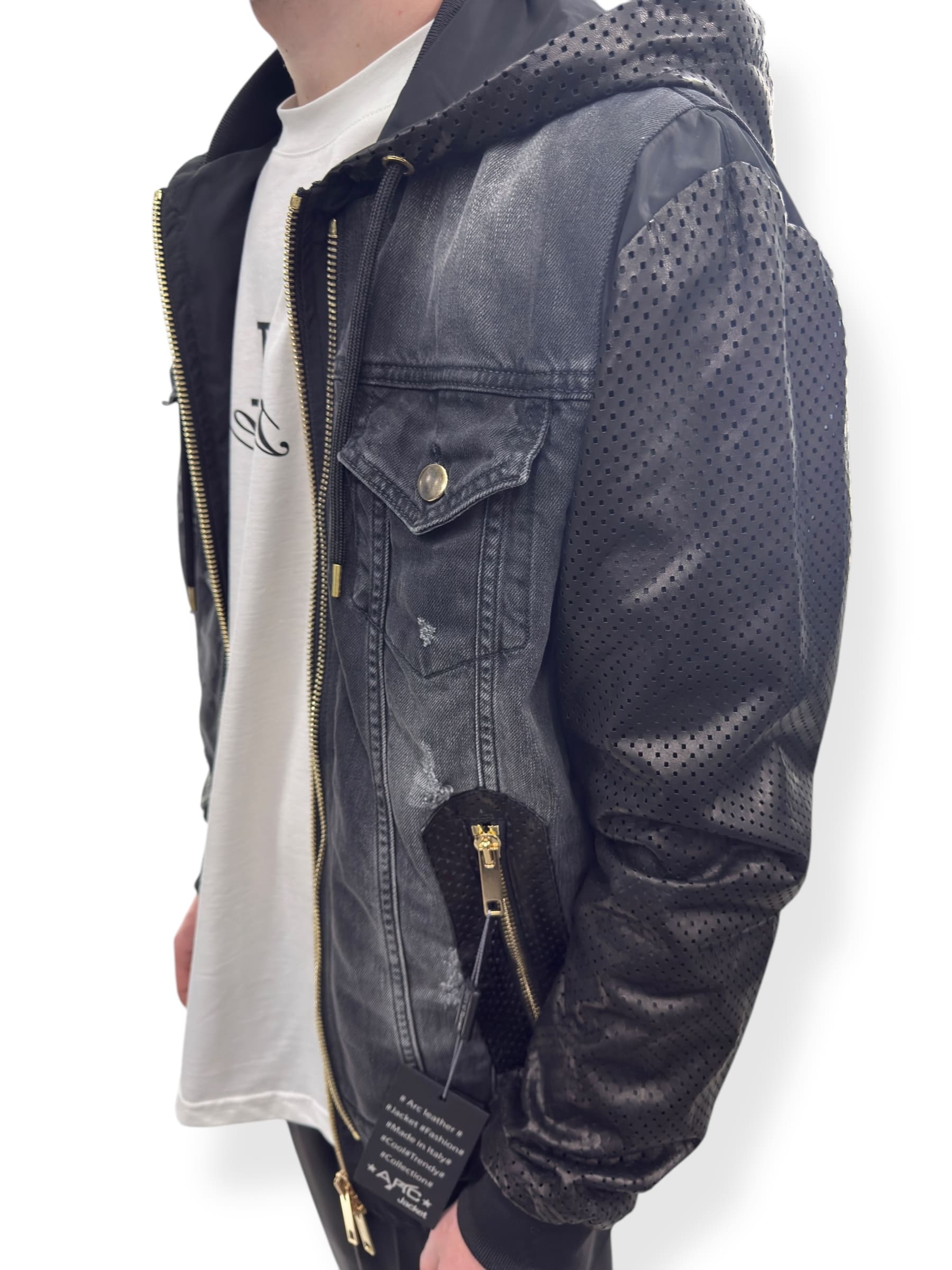 Arc Leather Bomber