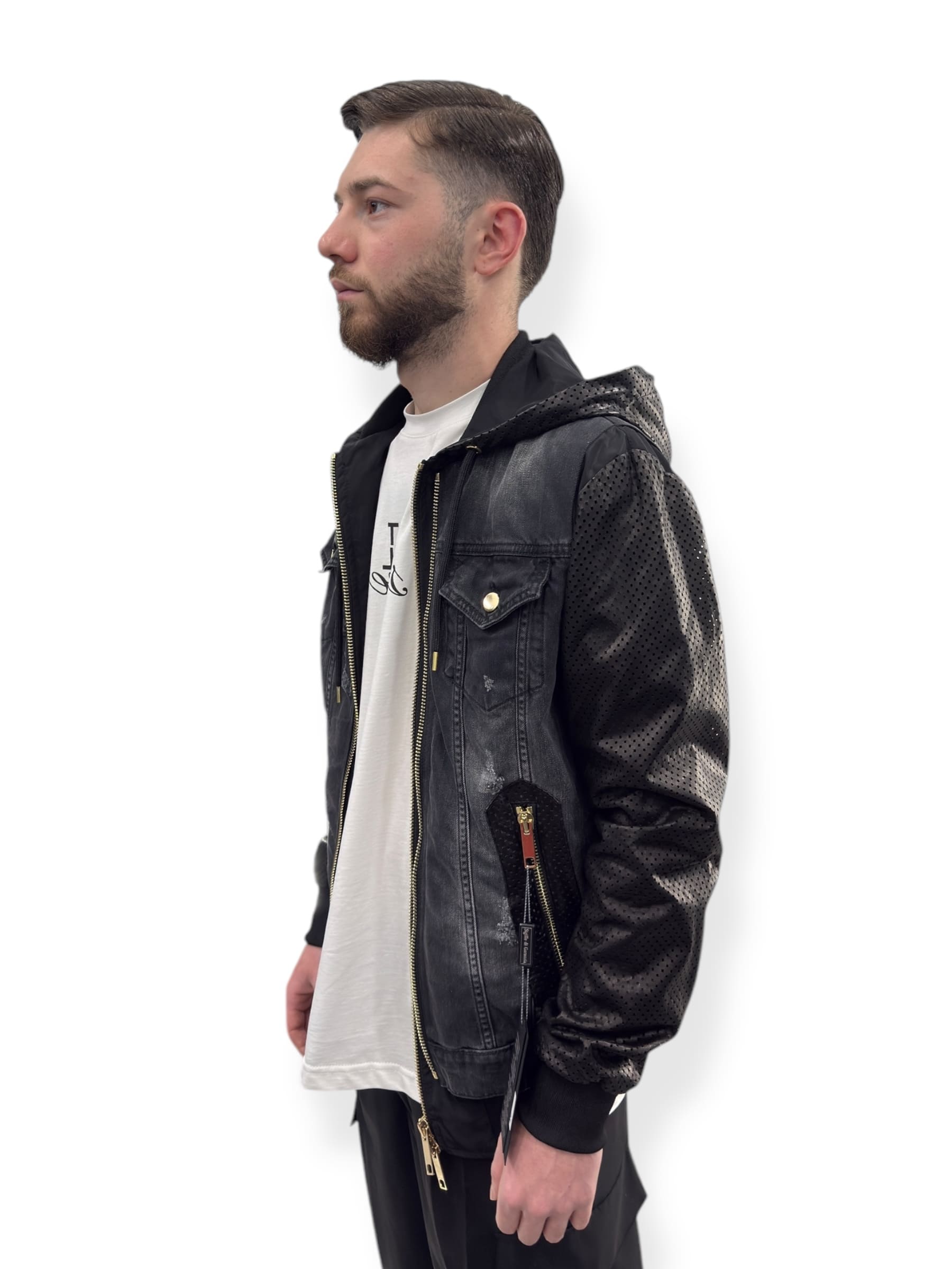 Arc Leather Bomber