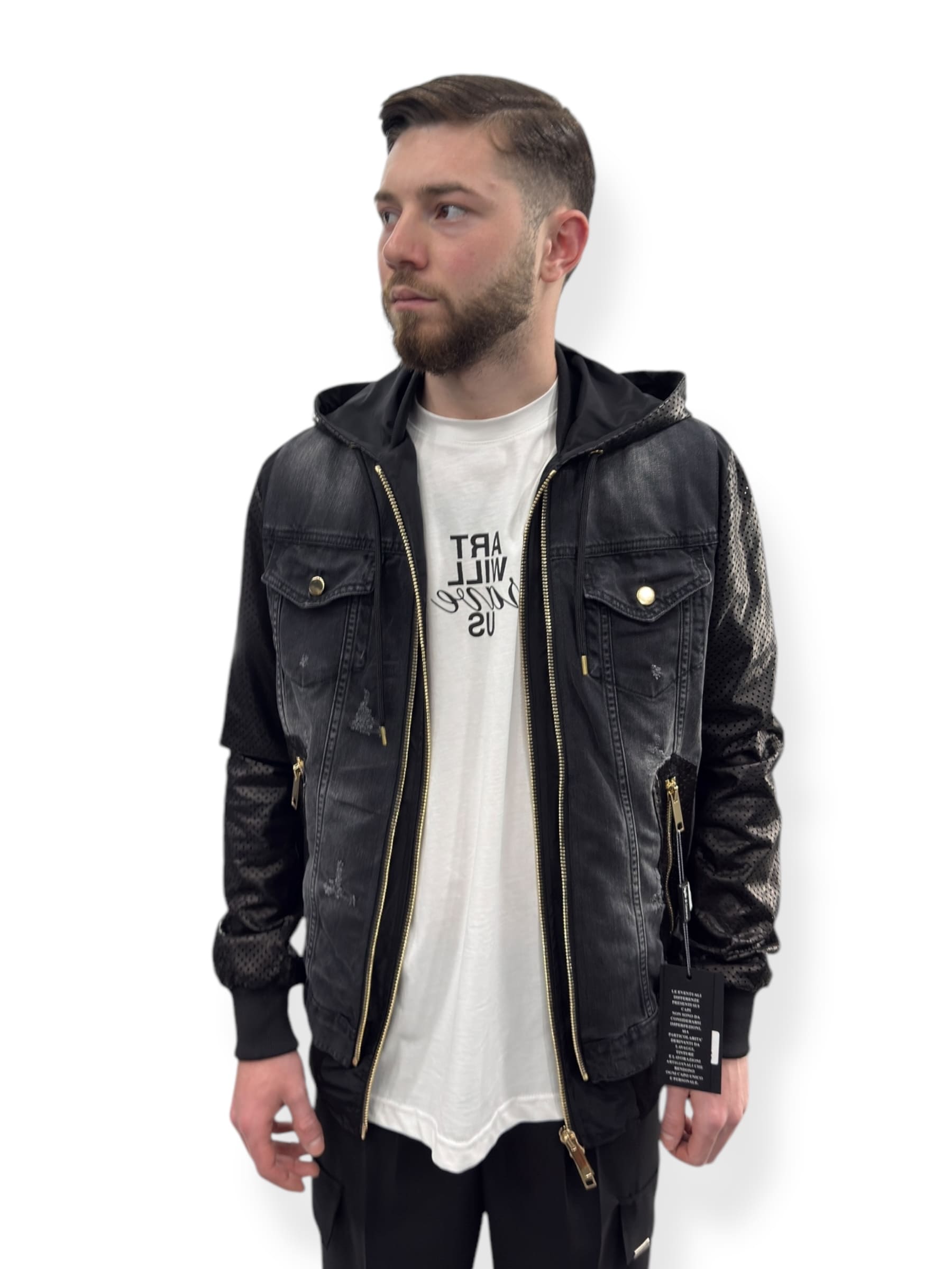 Arc Leather Bomber