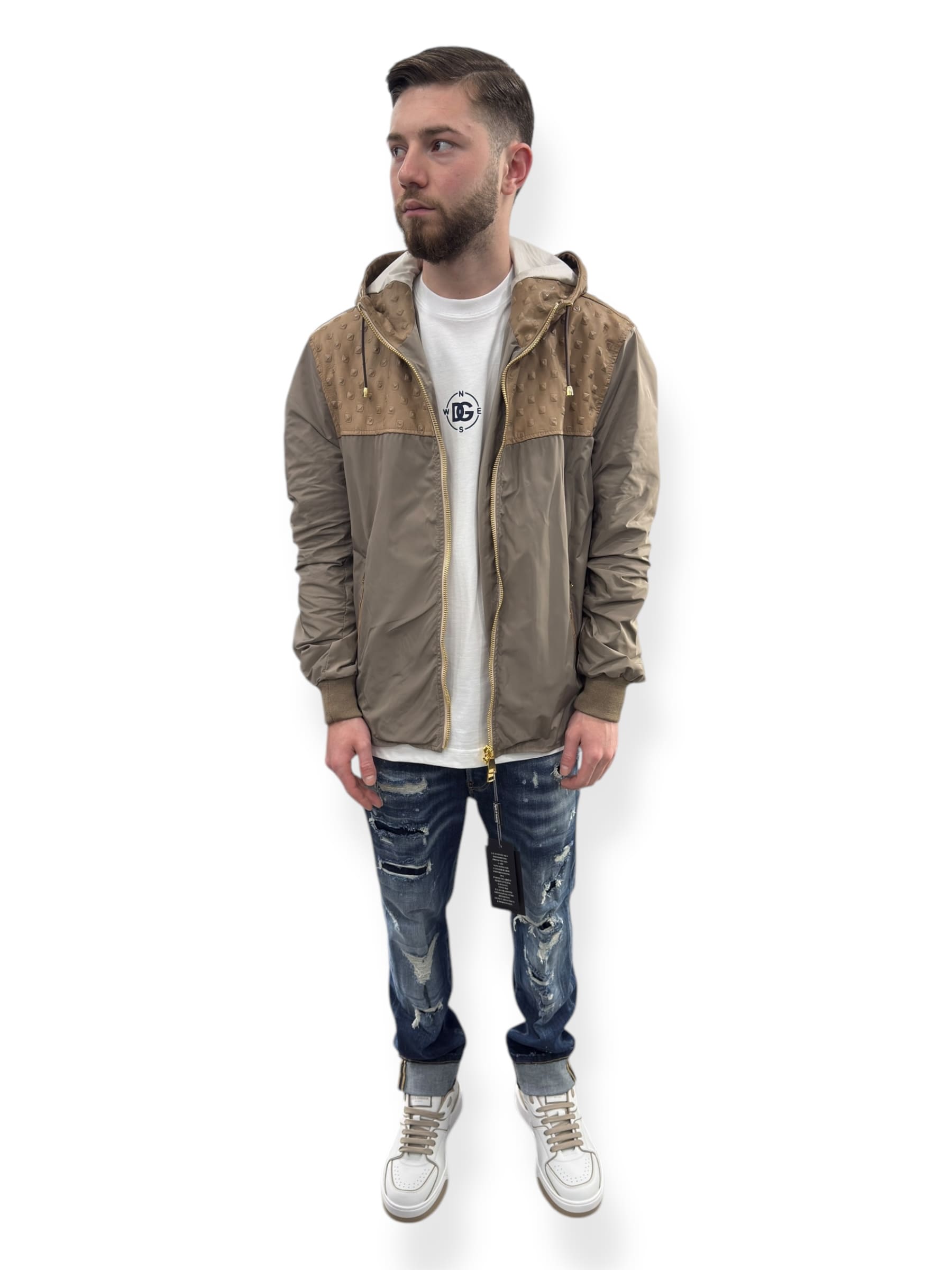 Arc Leather Bomber