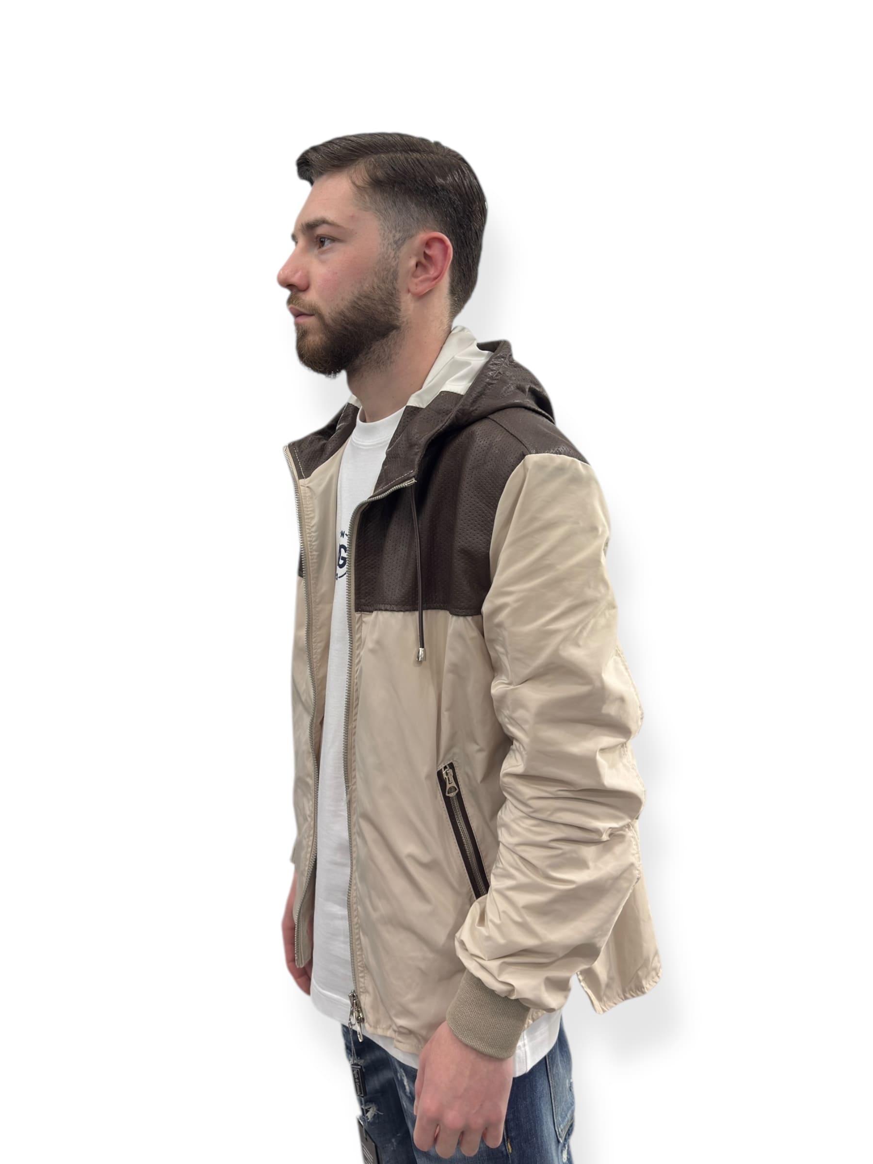 Arc Leather Bomber