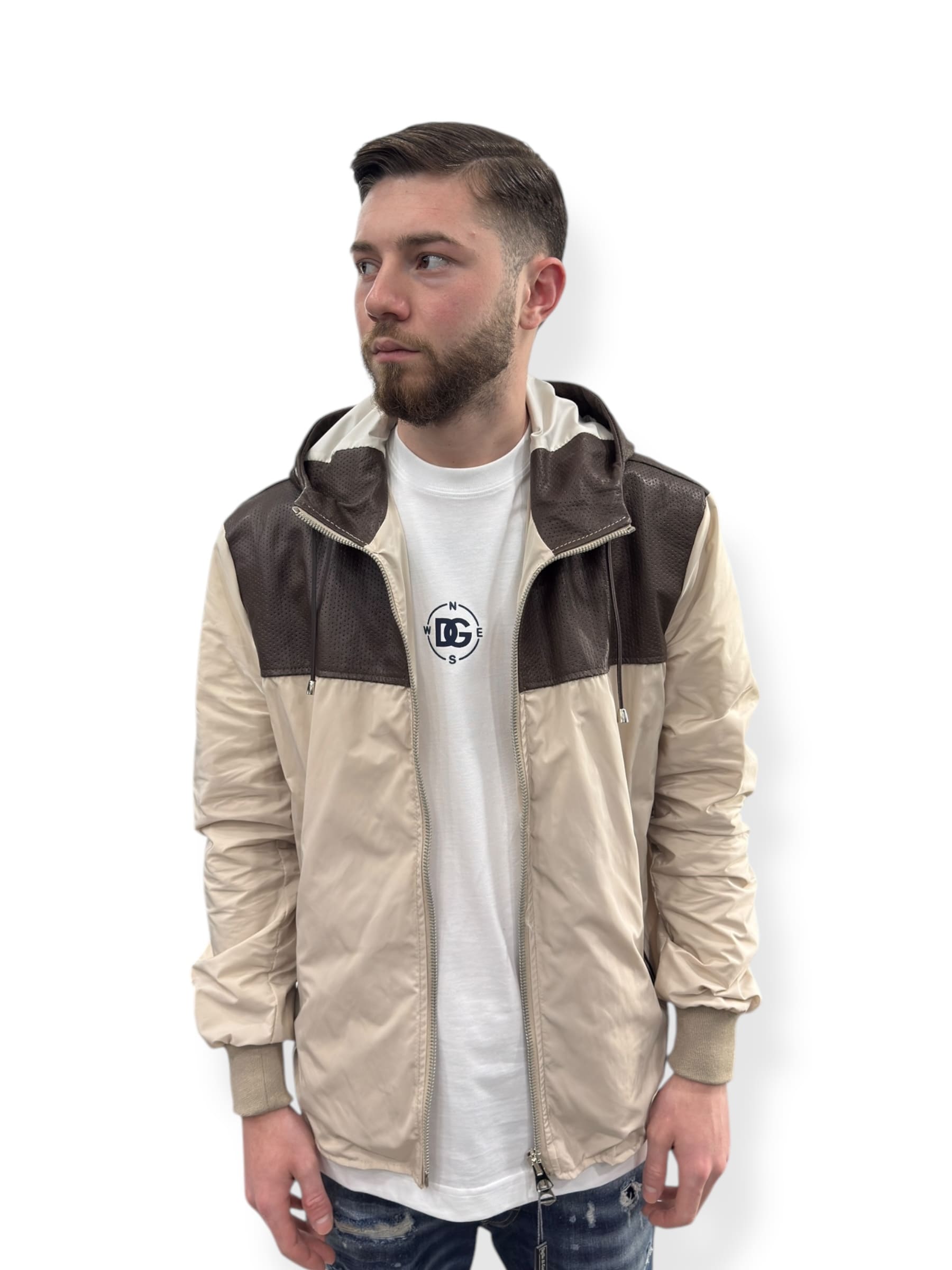 Arc Leather Bomber