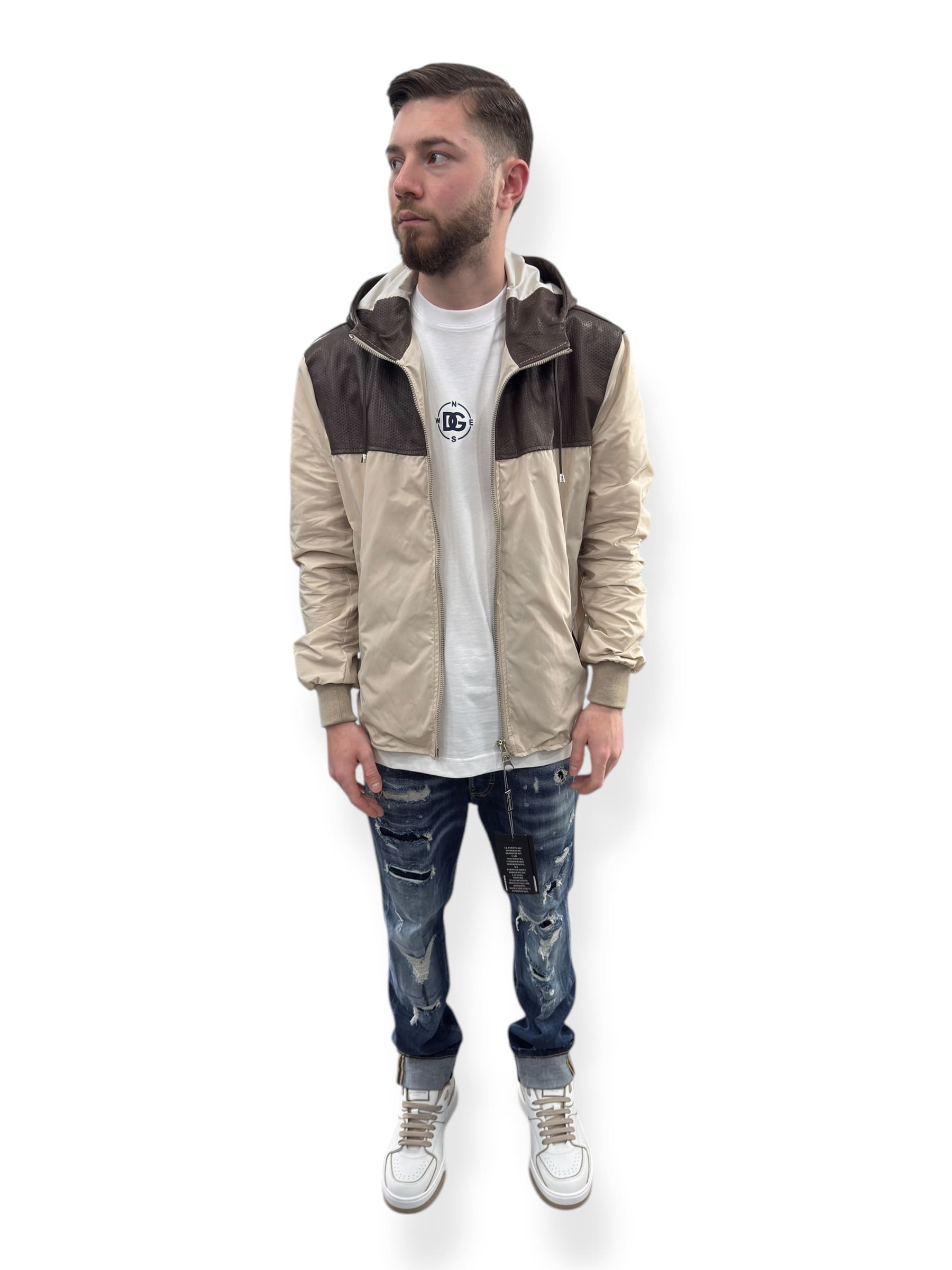 Arc Leather Bomber