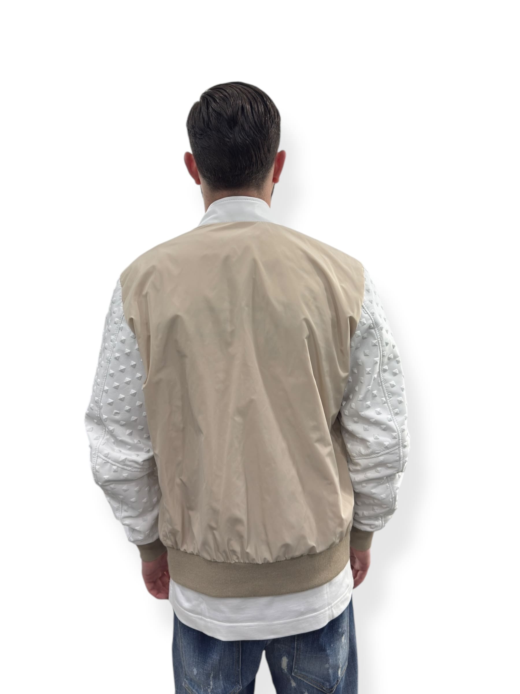 Arc Leather Bomber