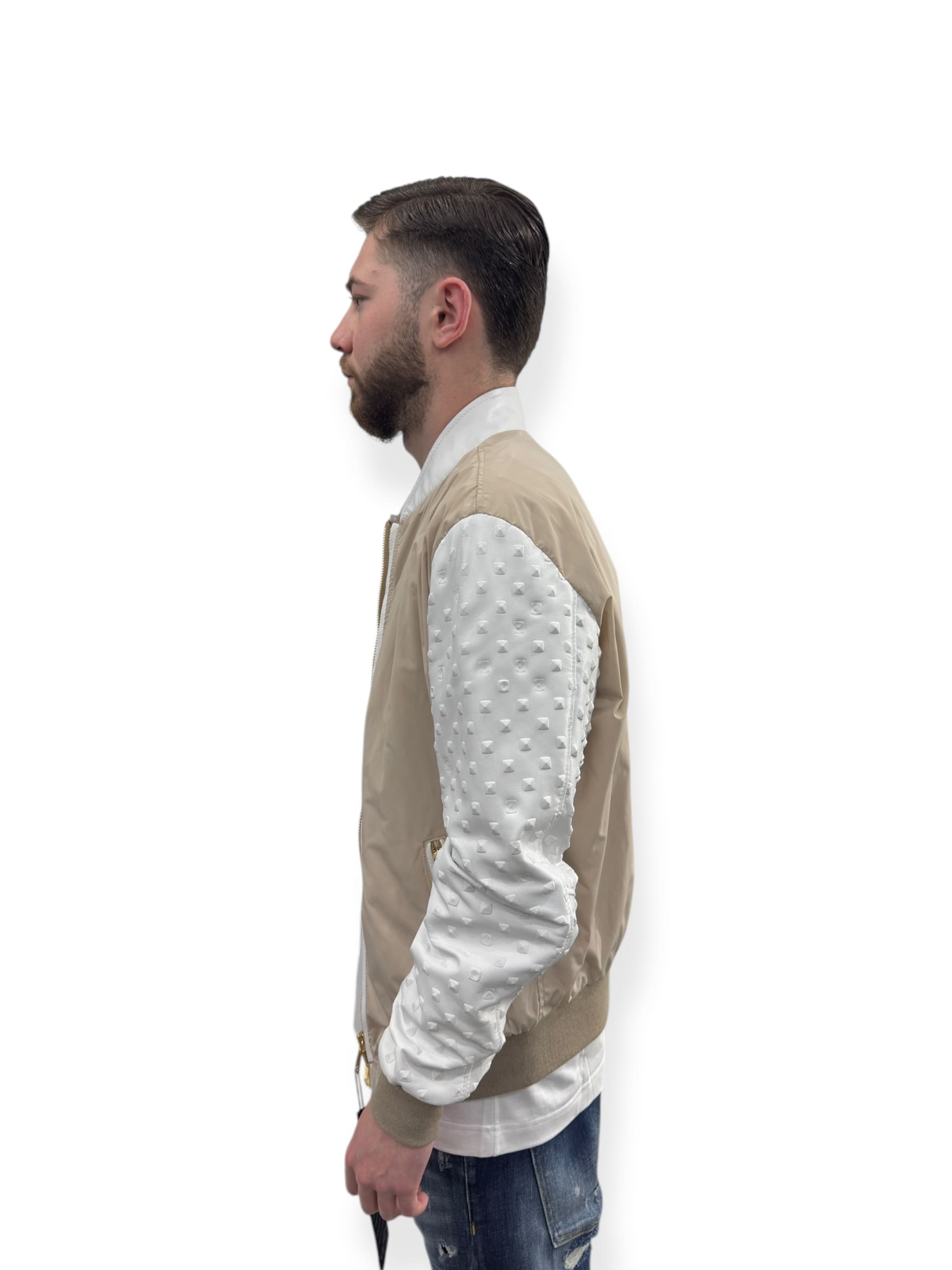 Arc Leather Bomber