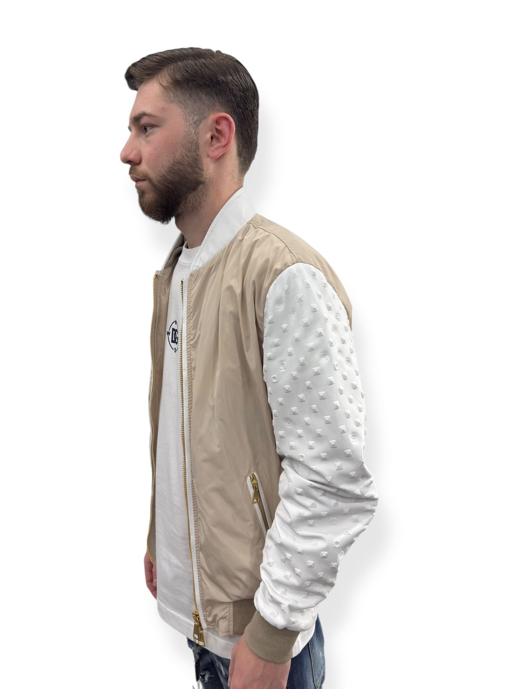 Arc Leather Bomber