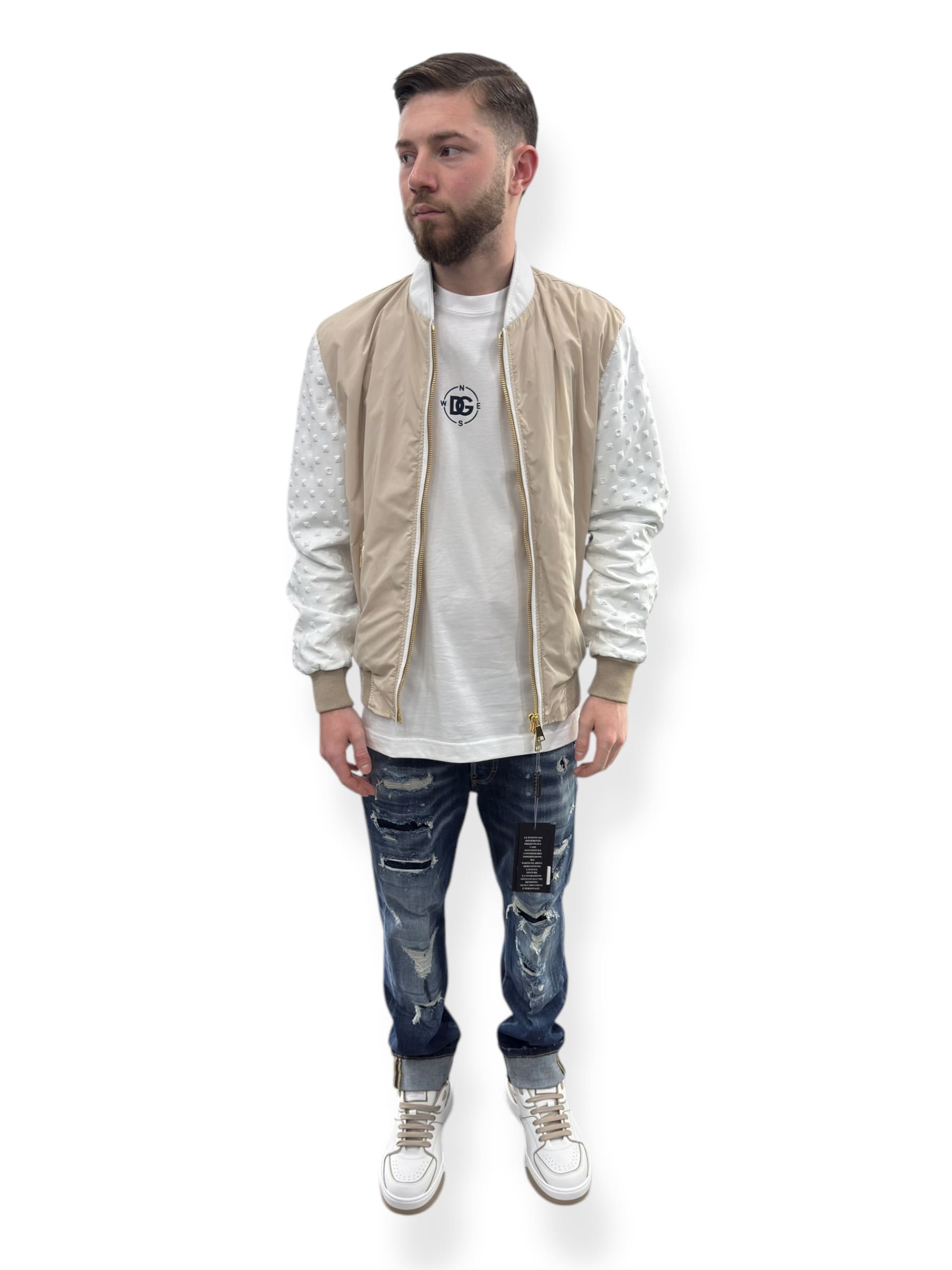 Arc Leather Bomber